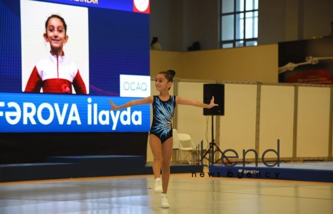 Aerobika və akrobatika gimnastikası üzrə Azərbaycan çempionatı və Bakı birinciliklərinin yarışlarına start verilib Azərbaycan Bakı 01 noyabr 2023